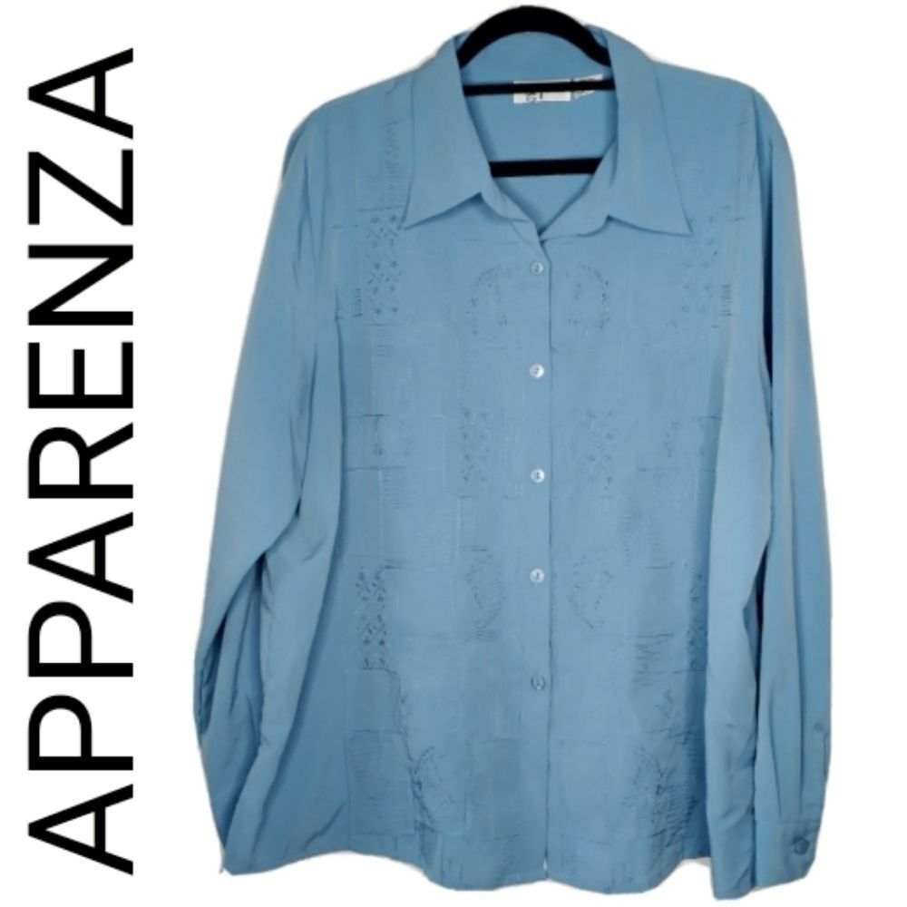 APPARENZA BLOUSE - BLUE